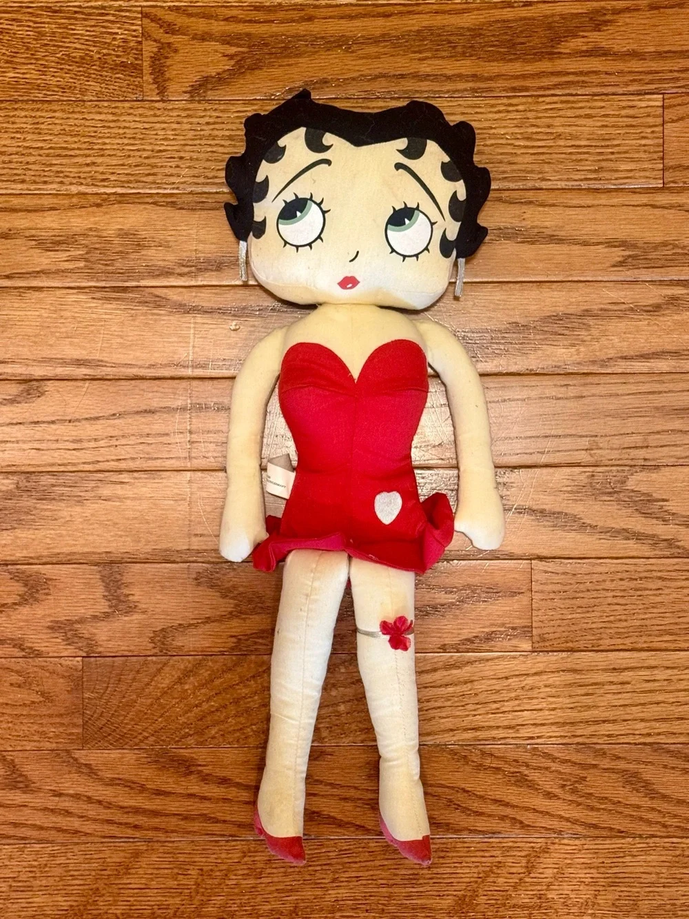 17” Marilyn Monroe Betty Betty Boop Red Dress 1999  Plush Stuffed Doll Toy